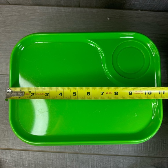 11 Ingrid Plate Snack Plastic Tray Lunch Vintage MCM 1970s Picnic Camping Patio - Picture 16 of 16
